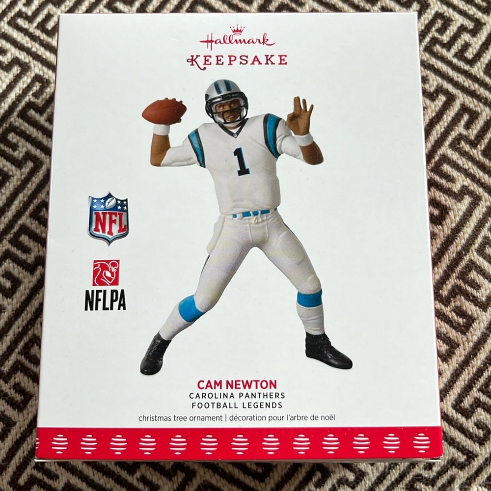 2017 Cam Newton Carolina Panthers Hallmark Ornament.
